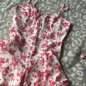 Floral Spaghetti Strap Dress